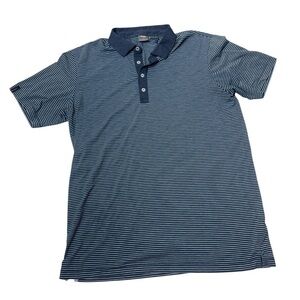 Ping golf polo Striped Polo Shirt - Blue medium